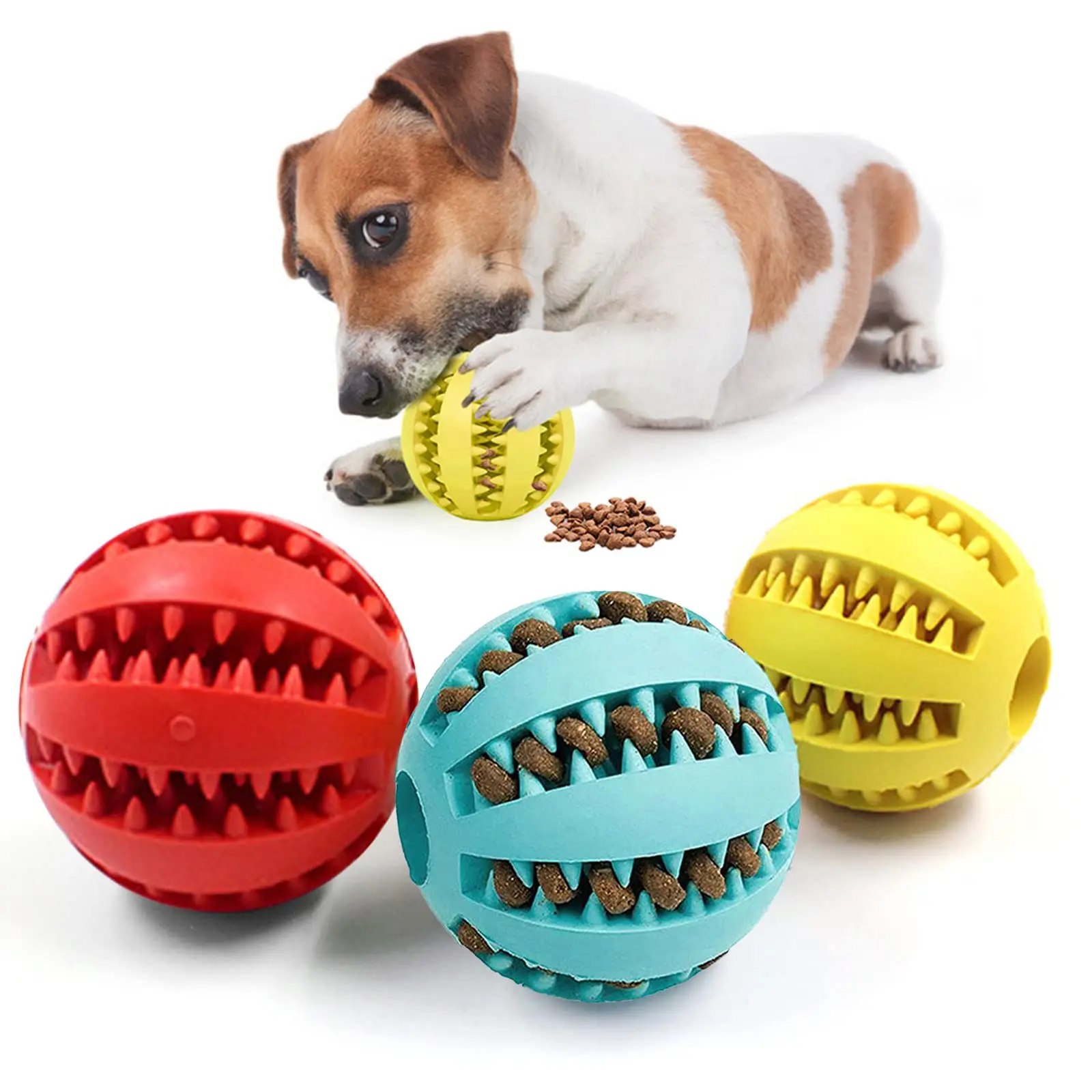 2/3Pcs Dog Toy Balls,Rubber Pet Feeder,Pet Tooth Cleaning Toy Balls,Interactive Pet Toys for Boredom,Dog Treat Ball Dispenser
2/3Pcs Dog Toy Balls,Rubber Pet Feeder,Pet Tooth Cleaning Toy Balls,Interactive Pet Toys for Boredom,Dog Treat Ball Dispenser