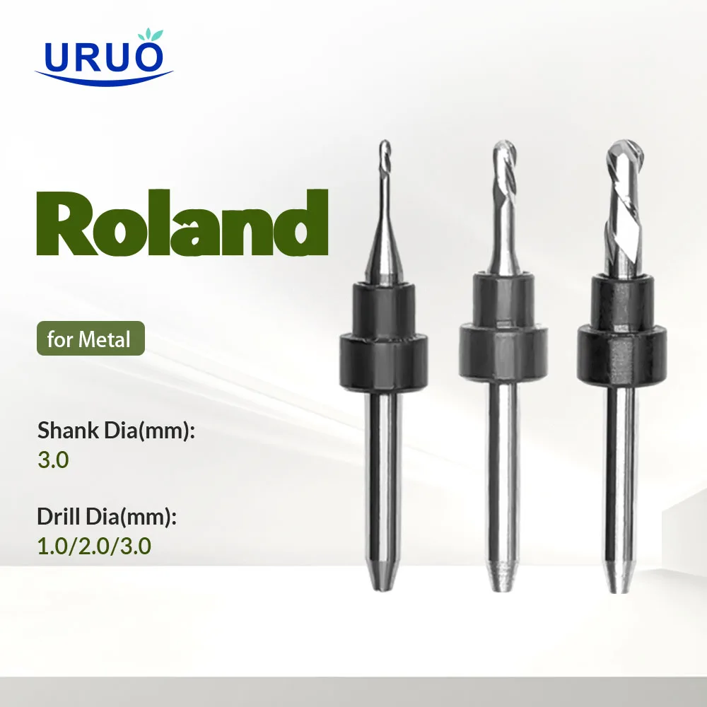 Roland Metal Milling Burs for Dental Materials Metal Grinding Tools CAD CAM D3 Shank 1.0/2.0/3.0 Dental Lab Machine Supplies
Roland Metal Milling Burs for Dental Materials Metal Grinding Tools CAD CAM D3 Shank 1.0/2.0/3.0 Dental Lab Machine Supplies