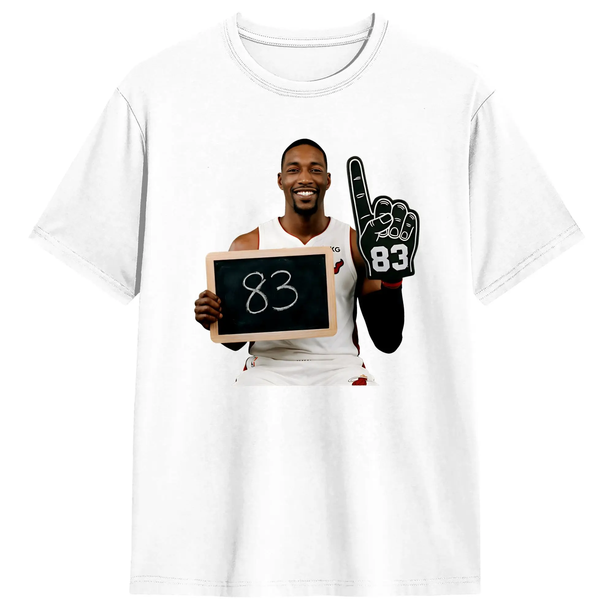 Novelty 83 Bam Adebayo T-Shirt for Men Crewneck Cotton T Shirts Short Sleeve Tee Shirt 4XL 5XL Clothing
Novelty 83 Bam Adebayo T-Shirt for Men Crewneck Cotton T Shirts Short Sleeve Tee Shirt 4XL 5XL Clothing
