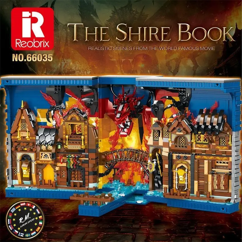 Reobrix 66035 The Hobbit Theme Bookend Building Blocks Desktop Ornaments Puzzle AssemblydiyToy Building Blocks
Reobrix 66035 The Hobbit Theme Bookend Building Blocks Desktop Ornaments Puzzle AssemblydiyToy Building Blocks