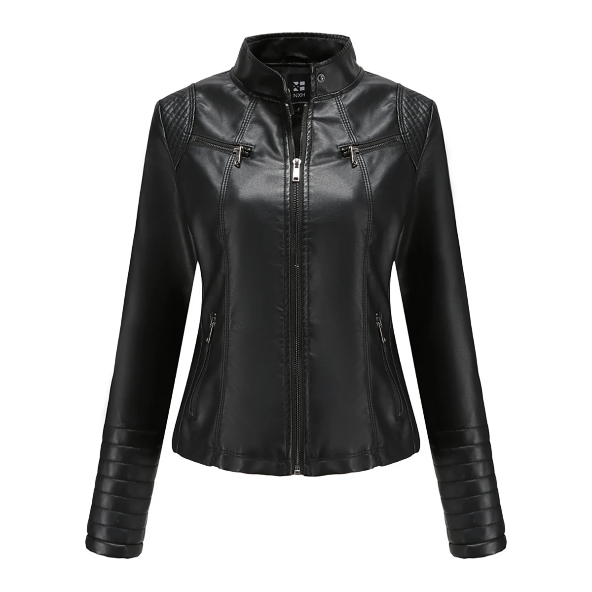 Women's Imitation Leather Jacket Spring Autumn Thin Motorcycle Solid Suit Slim Fit Size PU Faux Leather Fashion Short Coat
Women's Imitation Leather Jacket Spring Autumn Thin Motorcycle Solid Suit Slim Fit Size PU Faux Leather Fashion Short Coat