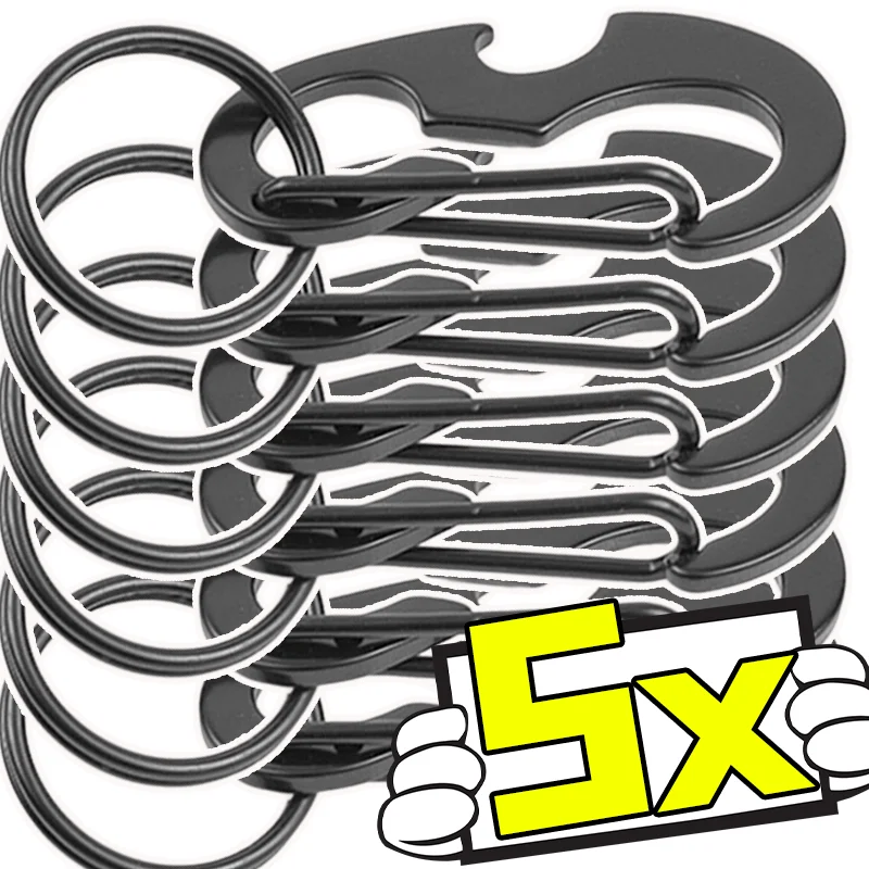 Camping Carabiner Clip Stainless Steel Heavy Duty Keychain Multi Purpose Buckle for Backpack Hiking Gear Water Bottle Key Ring
Camping Carabiner Clip Stainless Steel Heavy Duty Keychain Multi Purpose Buckle for Backpack Hiking Gear Water Bottle Key Ring