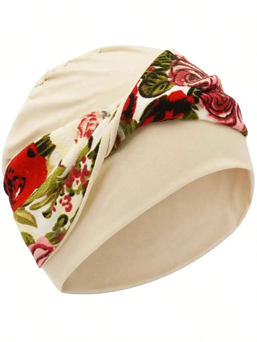 1pc European & American Fashion Street Style Headscarf Hat, Printed Headband Twist Beanie, Floral Headscarf Hat, Suitable For Cancer Patients, Elastic Chemotherapy Headwear Turban
1pc European & American Fashion Street Style Headscarf Hat, Printed Headband Twist Beanie, Floral Headscarf Hat, Suitable For Cancer Patients, Elastic Chemotherapy Headwear Turban