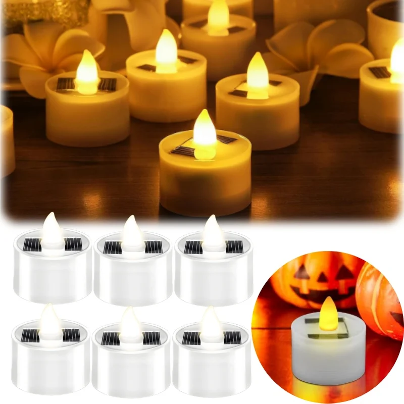 Solar Candles Outdoor Waterproof LED Flameless Solar Tea Lights Candles Sensor for Windows Outside Lantern Porch Garden Decor
Solar Candles Outdoor Waterproof LED Flameless Solar Tea Lights Candles Sensor for Windows Outside Lantern Porch Garden Decor