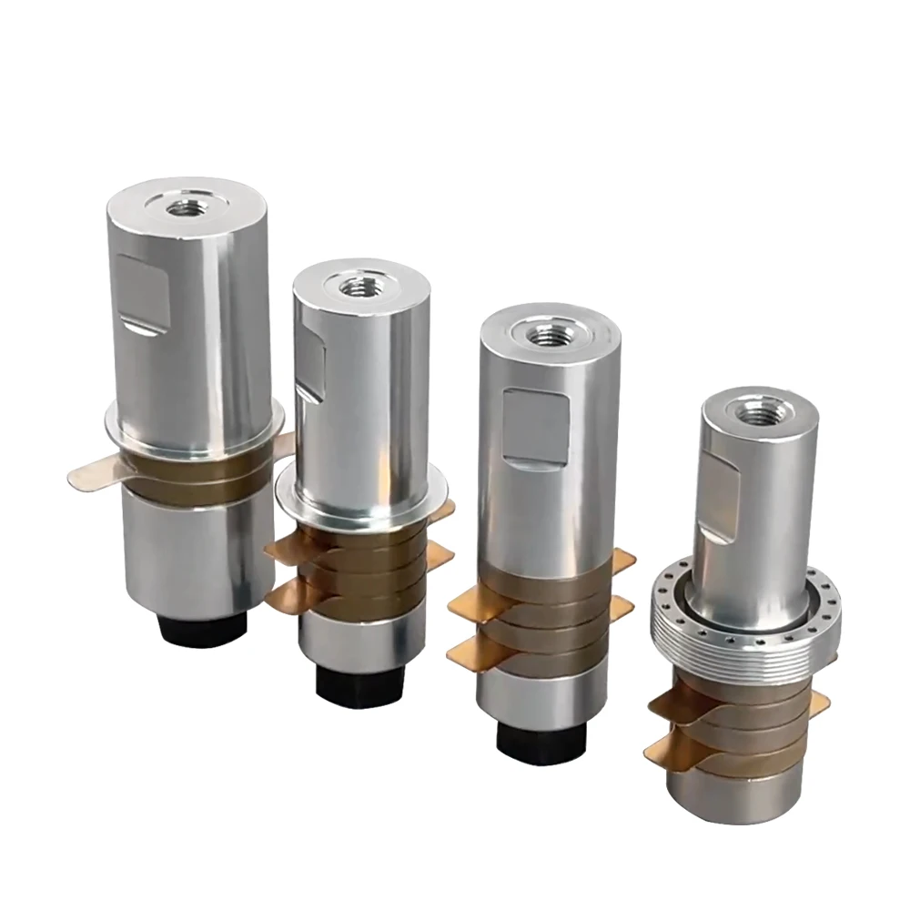 Ultrasonic Transducer 15KHz 20KHz Ultrasonic Welder Parts Ultrasonic Spot Welding Transducer Earloop Welding
Ultrasonic Transducer 15KHz 20KHz Ultrasonic Welder Parts Ultrasonic Spot Welding Transducer Earloop Welding