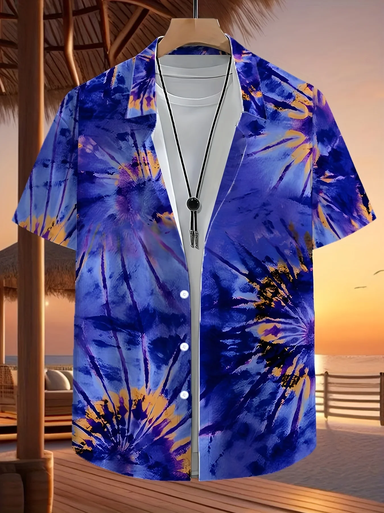Men's High Street Fashion Hawaiian Shirt Summer Man Short Sleeve Bold Print Casual Loose Beach Vacation Streetwear
Men's High Street Fashion Hawaiian Shirt Summer Man Short Sleeve Bold Print Casual Loose Beach Vacation Streetwear