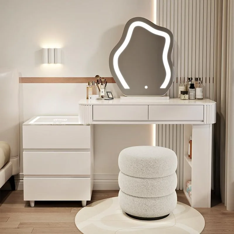 Organizer Girl Vanity Table Cosmetics Beauty Large Women Luxury Tall Mobile Dressing Table Storage Penteadeira Home Furniture
Organizer Girl Vanity Table Cosmetics Beauty Large Women Luxury Tall Mobile Dressing Table Storage Penteadeira Home Furniture