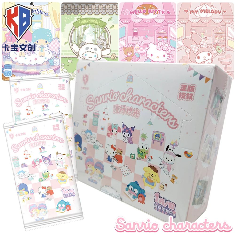 KABAO Official Sanrio Collection Cards Shining Cute Japanese IP Stars High Quality Character Cards for Boys Girls Hobbies Gifts
KABAO Official Sanrio Collection Cards Shining Cute Japanese IP Stars High Quality Character Cards for Boys Girls Hobbies Gifts