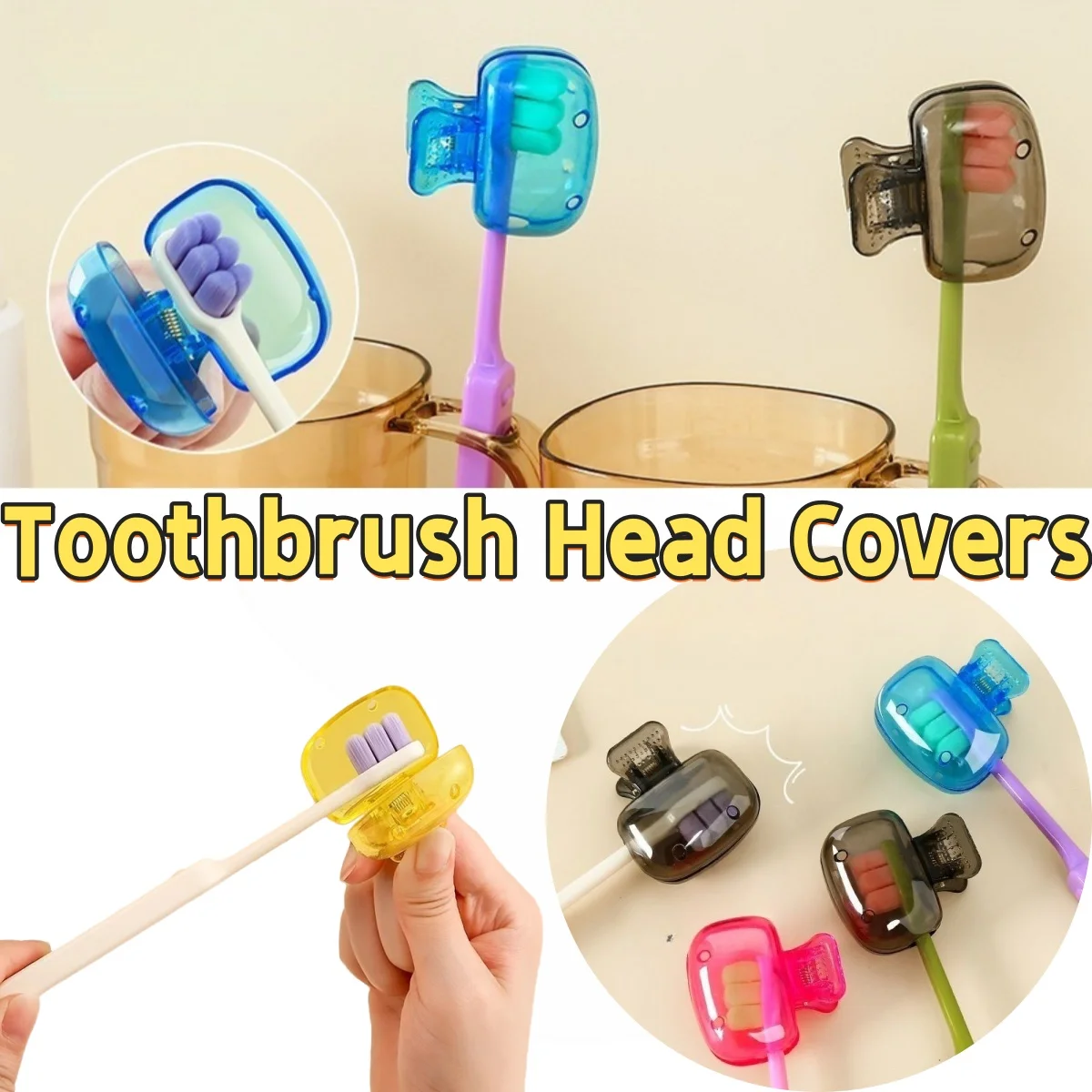 Portable Household Toothbrush Dust Protective Cap Travel Toothbrush Head Covers Plastic Storage Clip for Bathroom Tooth Storage
Portable Household Toothbrush Dust Protective Cap Travel Toothbrush Head Covers Plastic Storage Clip for Bathroom Tooth Storage