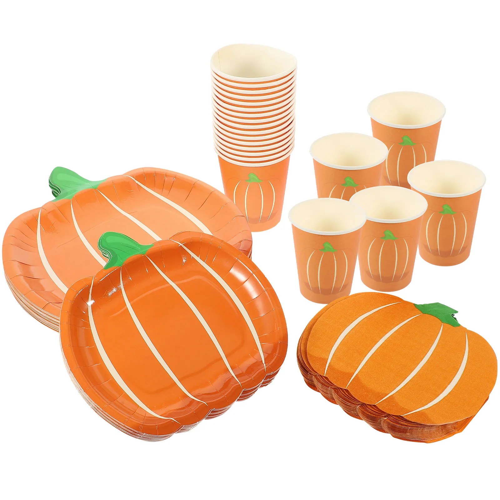 25 Pieces Pumpkin Paper Plates Cups Napkins 7 Inch 9 Inch Halloween Tableware Party Supplies Disposable
25 Pieces Pumpkin Paper Plates Cups Napkins 7 Inch 9 Inch Halloween Tableware Party Supplies Disposable