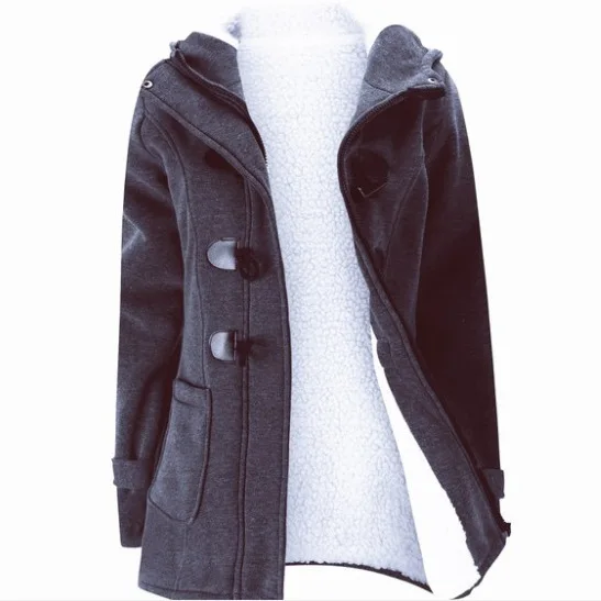 Hooded Thiened Cotton Jaet Button Closure Horned Leather Coat Long Sve Winter Outerwear for plus Size Women
Hooded Thiened Cotton Jaet Button Closure Horned Leather Coat Long Sve Winter Outerwear for plus Size Women