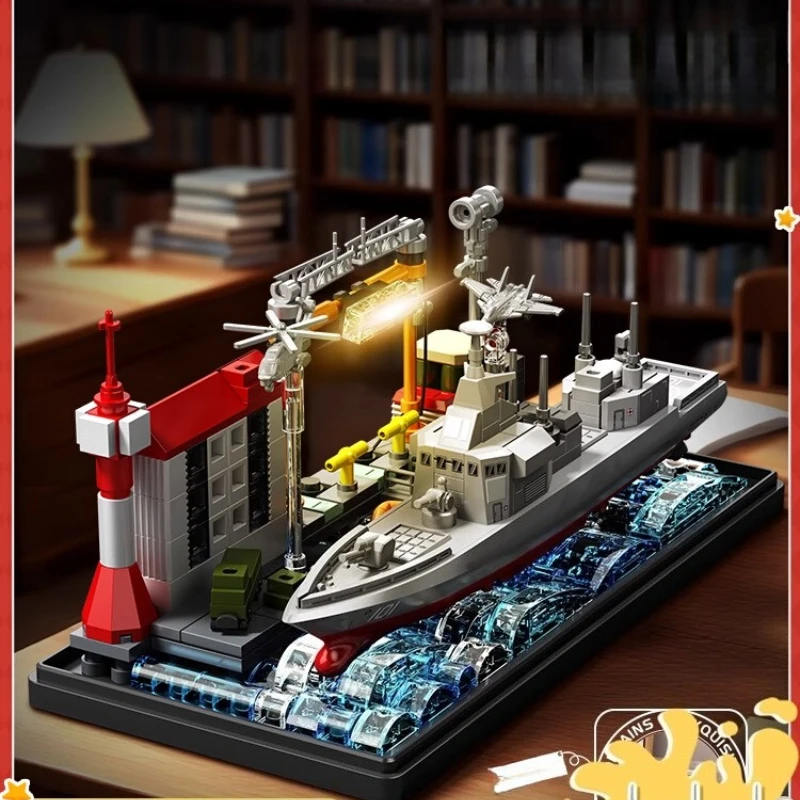 SEMBO Building Blocks Aircraft Carrier 055 Destroyer Small Particle Children's Educational Assembly Model Gift Ornament Toy
SEMBO Building Blocks Aircraft Carrier 055 Destroyer Small Particle Children's Educational Assembly Model Gift Ornament Toy