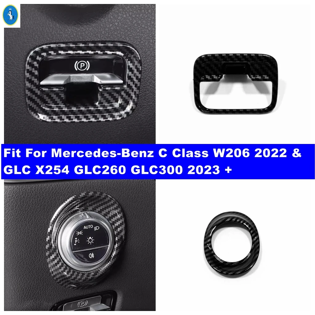 Head Lights Lamp / Electrical Park Handbrake Cover Trim For Mercedes-Benz C Class W206 2022 & GLC X254 GLC260 GLC300 2023 2024
Head Lights Lamp / Electrical Park Handbrake Cover Trim For Mercedes-Benz C Class W206 2022 & GLC X254 GLC260 GLC300 2023 2024