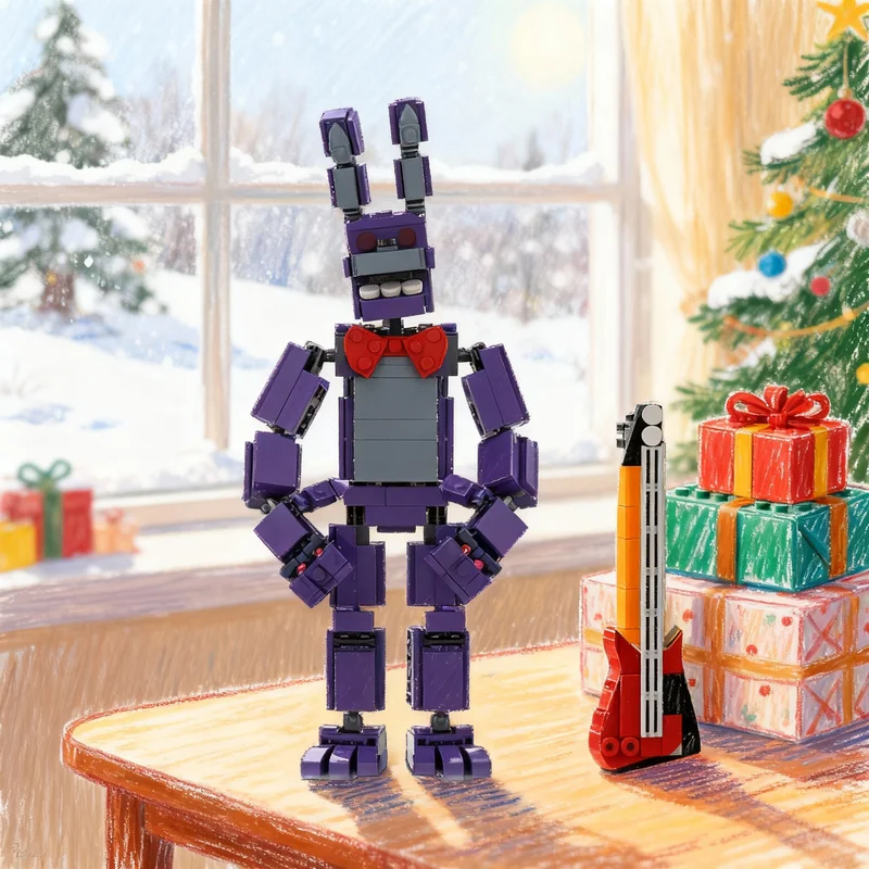 472 детали MOC: Конструктор «Пять ночей с Фредди» (Бонни, Гир) — Аксессуары для видеоигр, модель для сборки, рождественские подарки, строительные блоки, игрушки для детей
472 детали MOC: Конструктор «Пять ночей с Фредди» (Бонни, Гир) — Аксессуары для видеоигр, модель для сборки, рождественские подарки, строительные блоки, игрушки для детей