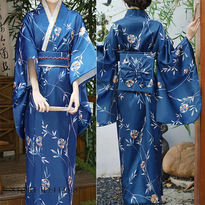 Elegants Japan Kimono Gown Sexy Yukata with Obi Print Flower Geisha Dresses Performance Cosplay Costume Novelty Evening Dress
Elegants Japan Kimono Gown Sexy Yukata with Obi Print Flower Geisha Dresses Performance Cosplay Costume Novelty Evening Dress