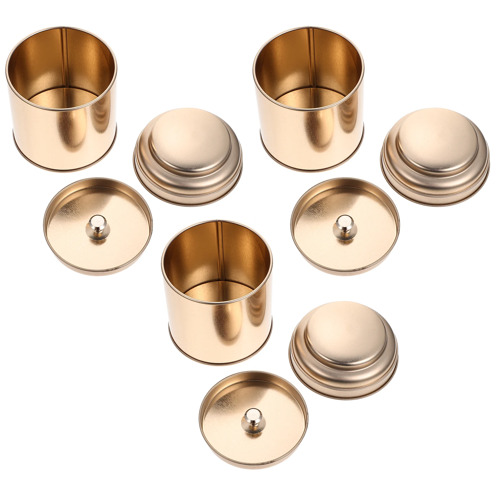 3pcs Multi-Function Tinplate Storage Canisters Sealing Tea Jars Dust-Proof Portable Food Containers For Candies Snacks Candles
3pcs Multi-Function Tinplate Storage Canisters Sealing Tea Jars Dust-Proof Portable Food Containers For Candies Snacks Candles