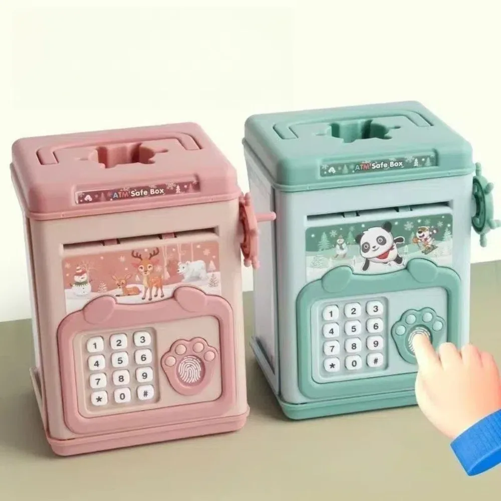 Safe Cute ATM Machine Music Large Capacity Cartoon Money Bank with Handle Kids Toy Cash Bank Christmas Gifts
Safe Cute ATM Machine Music Large Capacity Cartoon Money Bank with Handle Kids Toy Cash Bank Christmas Gifts