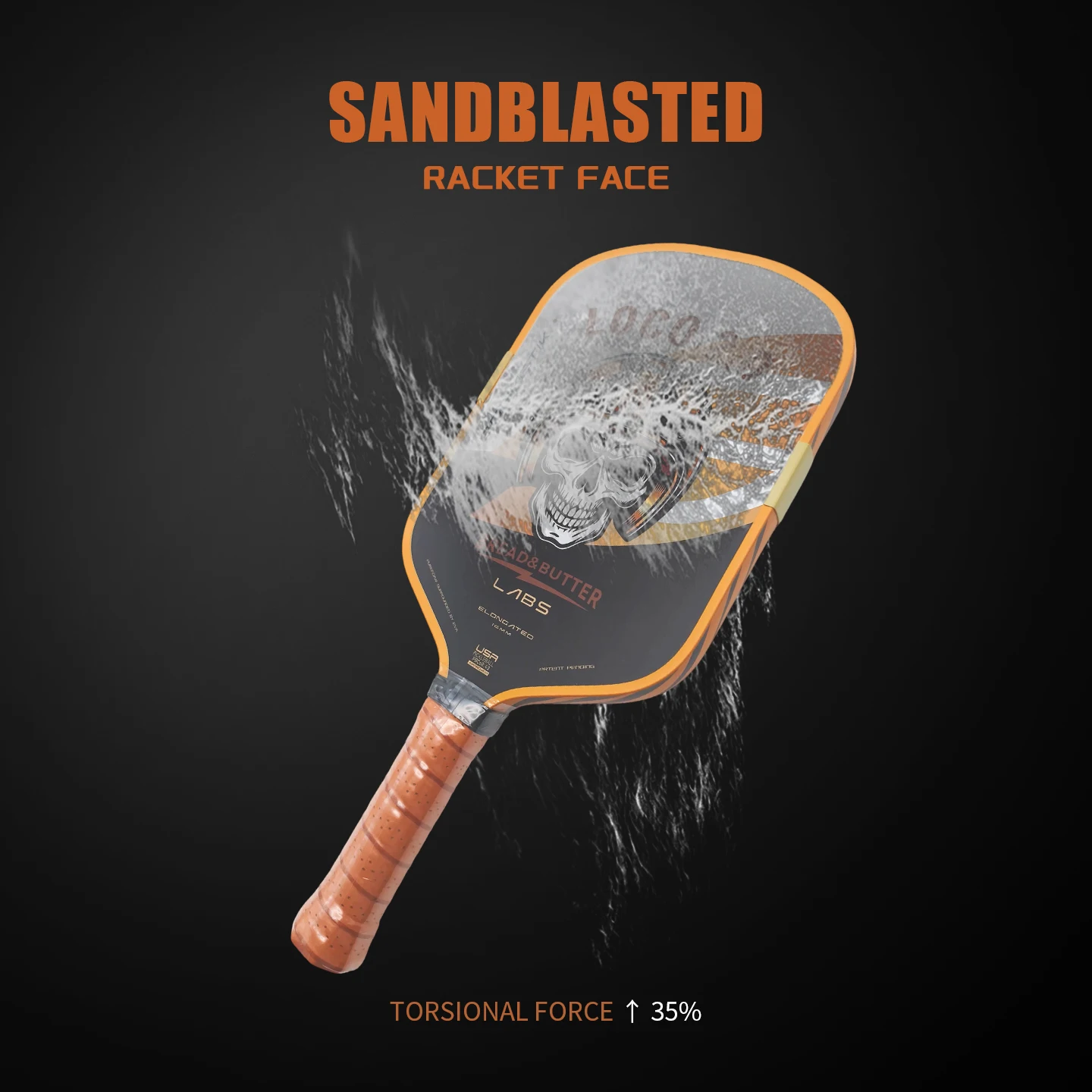 Skull LOCO 2.0 Bread&Butter SLK Boomstick T700 Carbon Fiber Pickleball Paddle 16MM Hot Press
Skull LOCO 2.0 Bread&Butter SLK Boomstick T700 Carbon Fiber Pickleball Paddle 16MM Hot Press