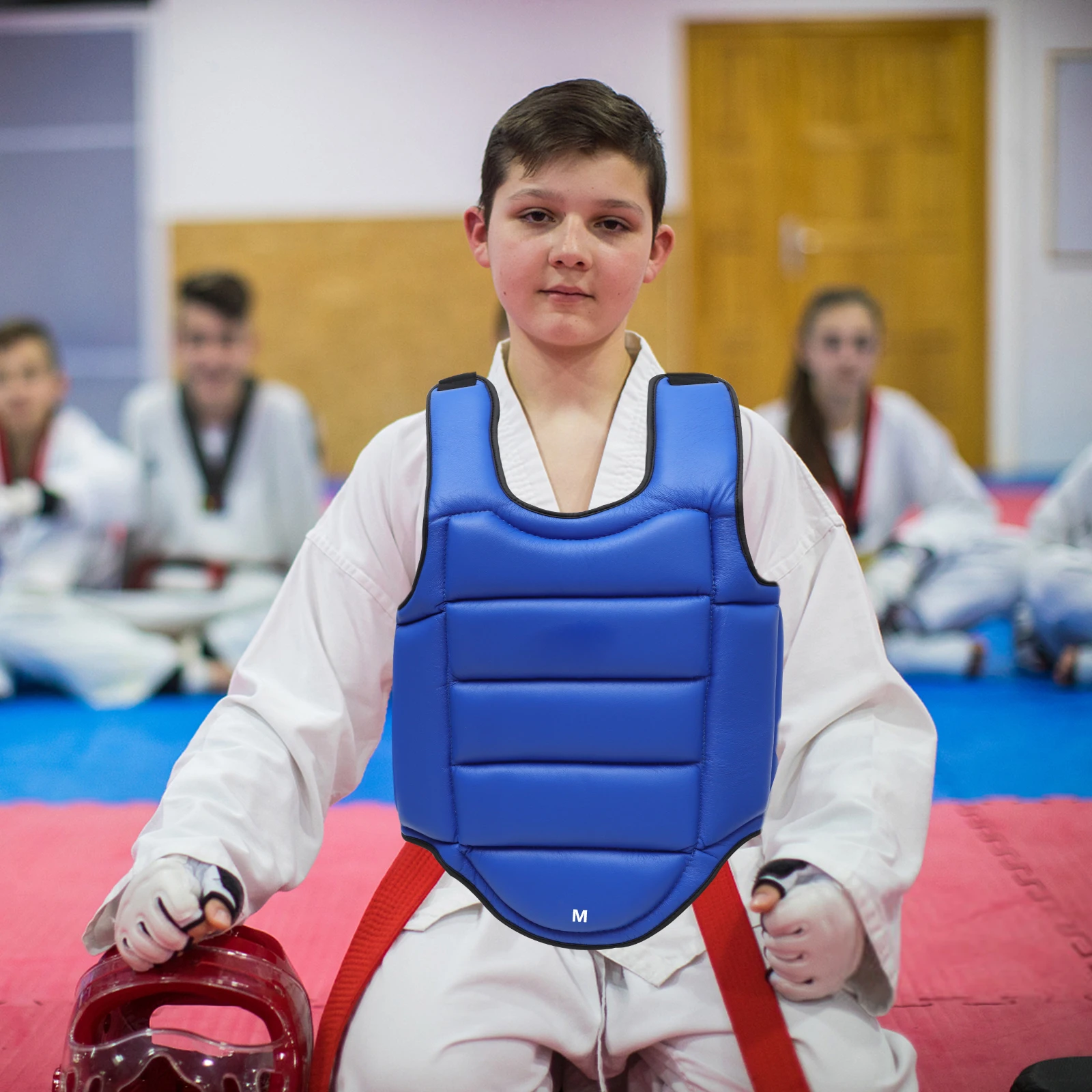 Thai Boxing Chest Guard Thickened Body Protector Double Sided Anti Collision Drop Proof Kickboxing Training Protective Gear
Thai Boxing Chest Guard Thickened Body Protector Double Sided Anti Collision Drop Proof Kickboxing Training Protective Gear