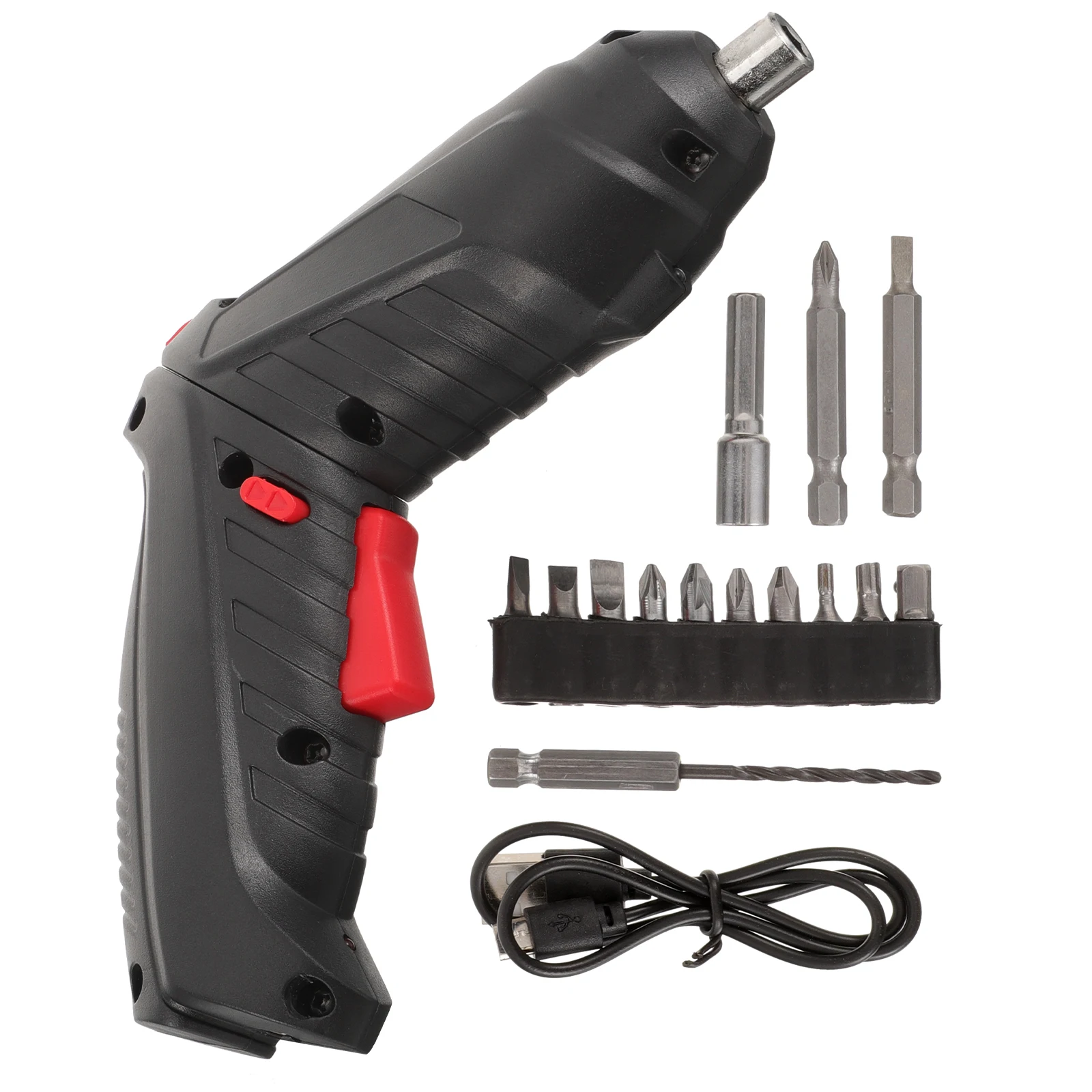 Cordless Screwdriver Rechargeable Electric Drill Handheld ABS Portable DIY Tool Furniture Assembly Toy Fixing LED USB Charging
Cordless Screwdriver Rechargeable Electric Drill Handheld ABS Portable DIY Tool Furniture Assembly Toy Fixing LED USB Charging