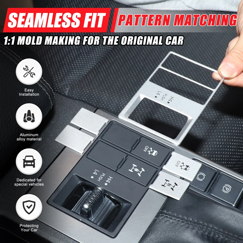 metyoucar For Toyota Land Cruiser Prado 250 LC250 2024-25 Car Center Console 4WD Mode Button Trim Cover Interior Car Accessories
metyoucar For Toyota Land Cruiser Prado 250 LC250 2024-25 Car Center Console 4WD Mode Button Trim Cover Interior Car Accessories