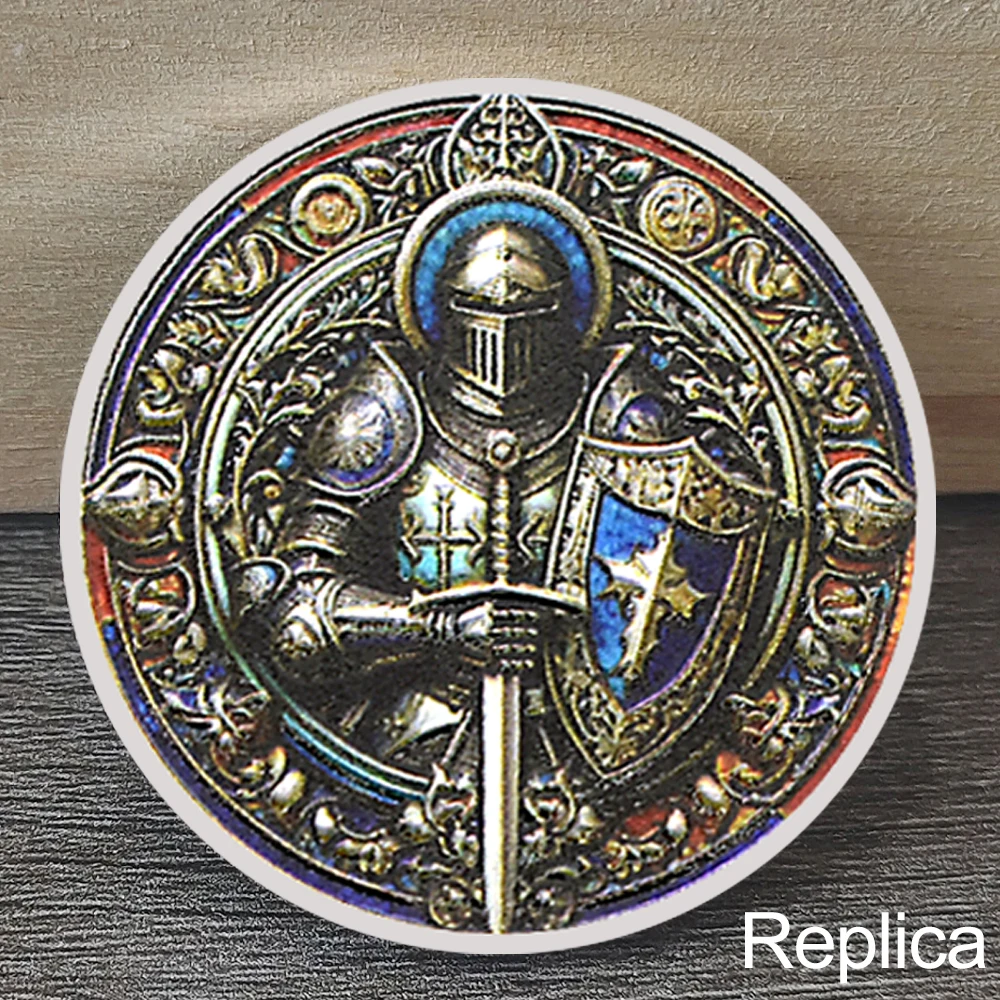 Medieval Knight Commemorative Coin 40mm Vintage Metal Craft Relief Templar Souvenir Gift for History Lovers Collectors replica
Medieval Knight Commemorative Coin 40mm Vintage Metal Craft Relief Templar Souvenir Gift for History Lovers Collectors replica