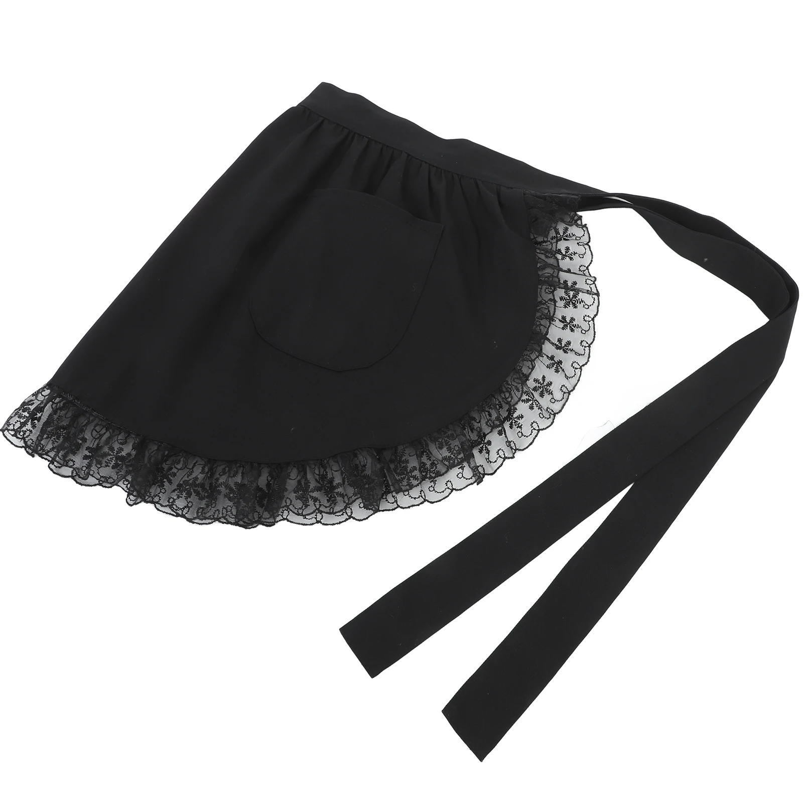 Vintage Lace Apron Half Waist Pockets Retro Kitchen Maid Waitress Women Aprons Ruffle Design Long Service Life Portable Light
Vintage Lace Apron Half Waist Pockets Retro Kitchen Maid Waitress Women Aprons Ruffle Design Long Service Life Portable Light
