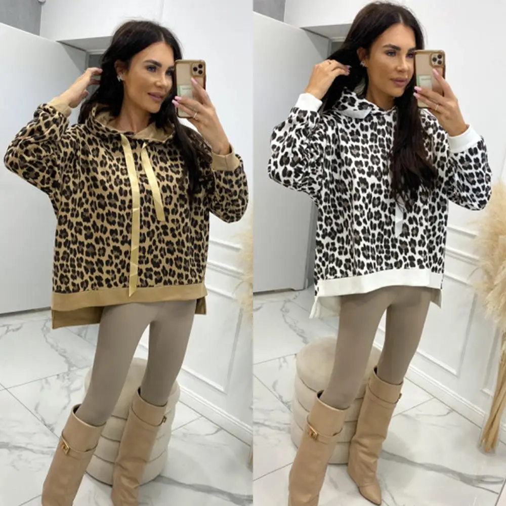 New Women's Spring Autumn Long Sleeve Hoodie Loose Leopard Print Top Independent Station Cross Border No Brand Registered Tra...
New Women's Spring Autumn Long Sleeve Hoodie Loose Leopard Print Top Independent Station Cross Border No Brand Registered Tra...