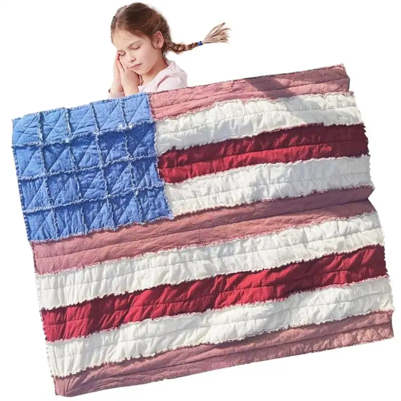 Одеяло Americana, патриотические звезды и клетчатый флаг, пододеяльник, дышащее мягкое постельное белье ручной работы, одеяло для кровати, дивана, жизни
Одеяло Americana, патриотические звезды и клетчатый флаг, пододеяльник, дышащее мягкое постельное белье ручной работы, одеяло для кровати, дивана, жизни