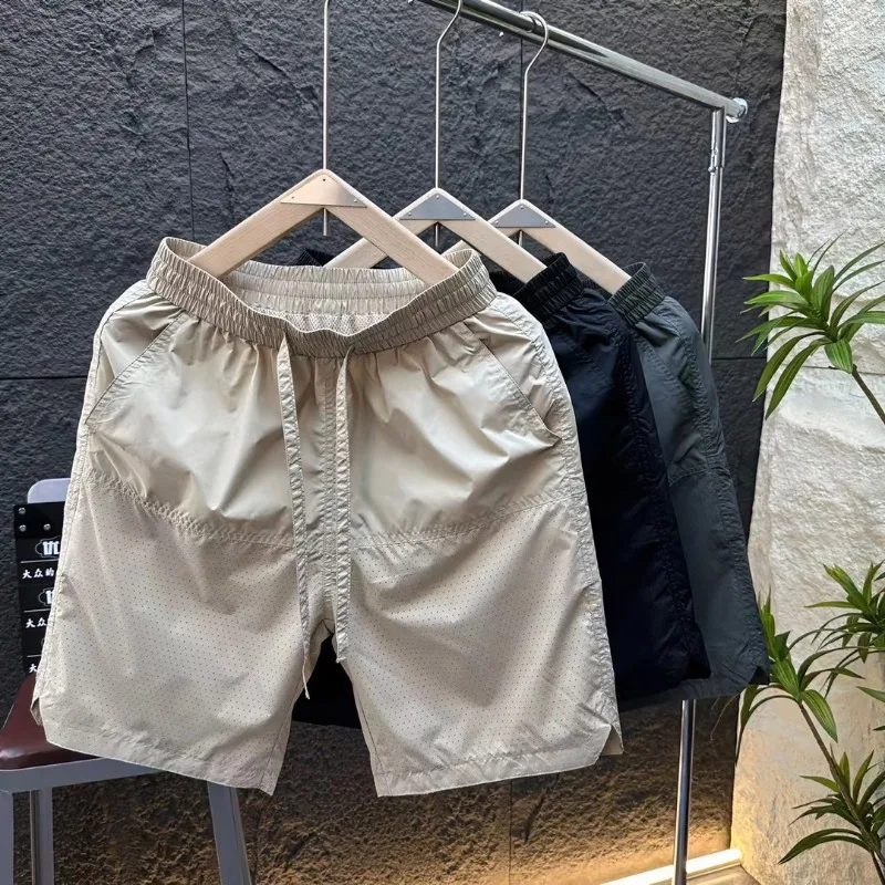 Quick Drying Shorts for Men, Straight Leg Ice Silk Five Quarter Pants, High-end and Handsome, Slim Fit, Men's Outdoor Beach Pant
Quick Drying Shorts for Men, Straight Leg Ice Silk Five Quarter Pants, High-end and Handsome, Slim Fit, Men's Outdoor Beach Pant