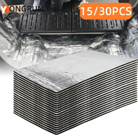 15 30PCS of Car Soundproof Damping Sheet for Car Interior Pads Soundproof Insulation Pads Soundproof Covers Soundproof Panels