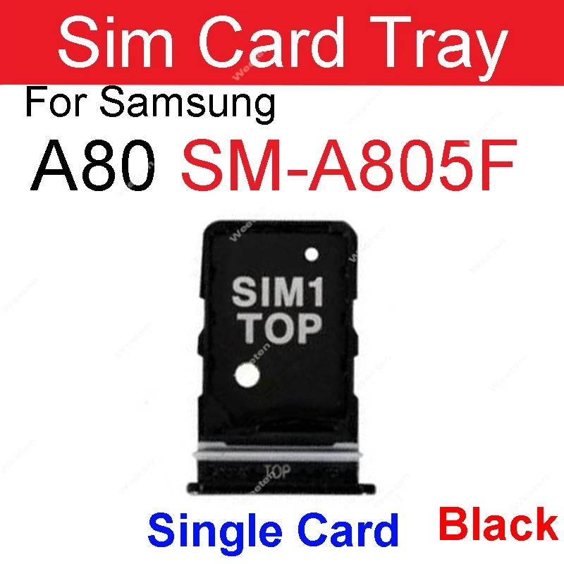 1PCS For Samsung Galaxy A80 A90 SM-A805F SM-A905F SIM Card Slot Tray Micro SD Sim Card socket holder Adapter Replacement Repair
1PCS For Samsung Galaxy A80 A90 SM-A805F SM-A905F SIM Card Slot Tray Micro SD Sim Card socket holder Adapter Replacement Repair