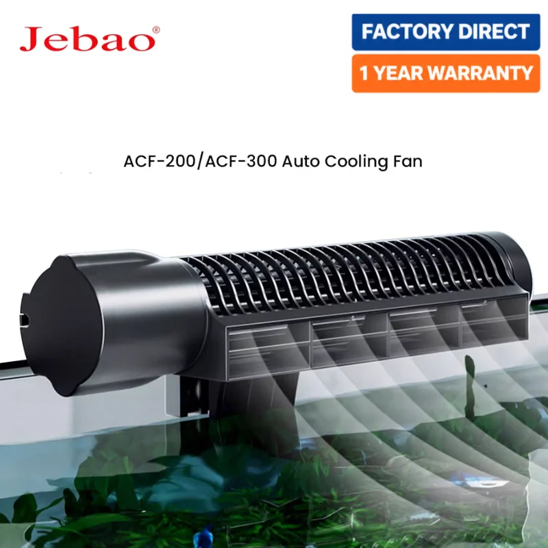 Jebao Jecod ACF200ACF300 Aquarium Cooling Fan Auto Temp Control Adjustable Mute Cooler for Fish Tank Marine Aquarium Hydroponics
Jebao Jecod ACF200ACF300 Aquarium Cooling Fan Auto Temp Control Adjustable Mute Cooler for Fish Tank Marine Aquarium Hydroponics