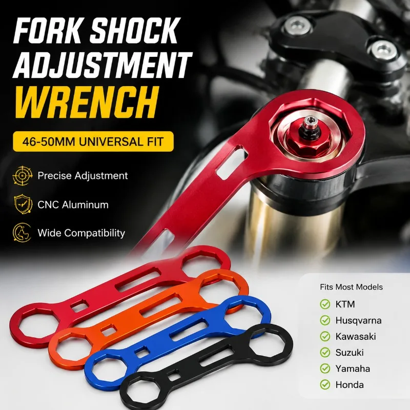Special Front Fork Disassembly Mounting Repair Tool Compatible with Honda CRF250R CRF450R CRF450X Bike Shock Absorber Wrench
Special Front Fork Disassembly Mounting Repair Tool Compatible with Honda CRF250R CRF450R CRF450X Bike Shock Absorber Wrench