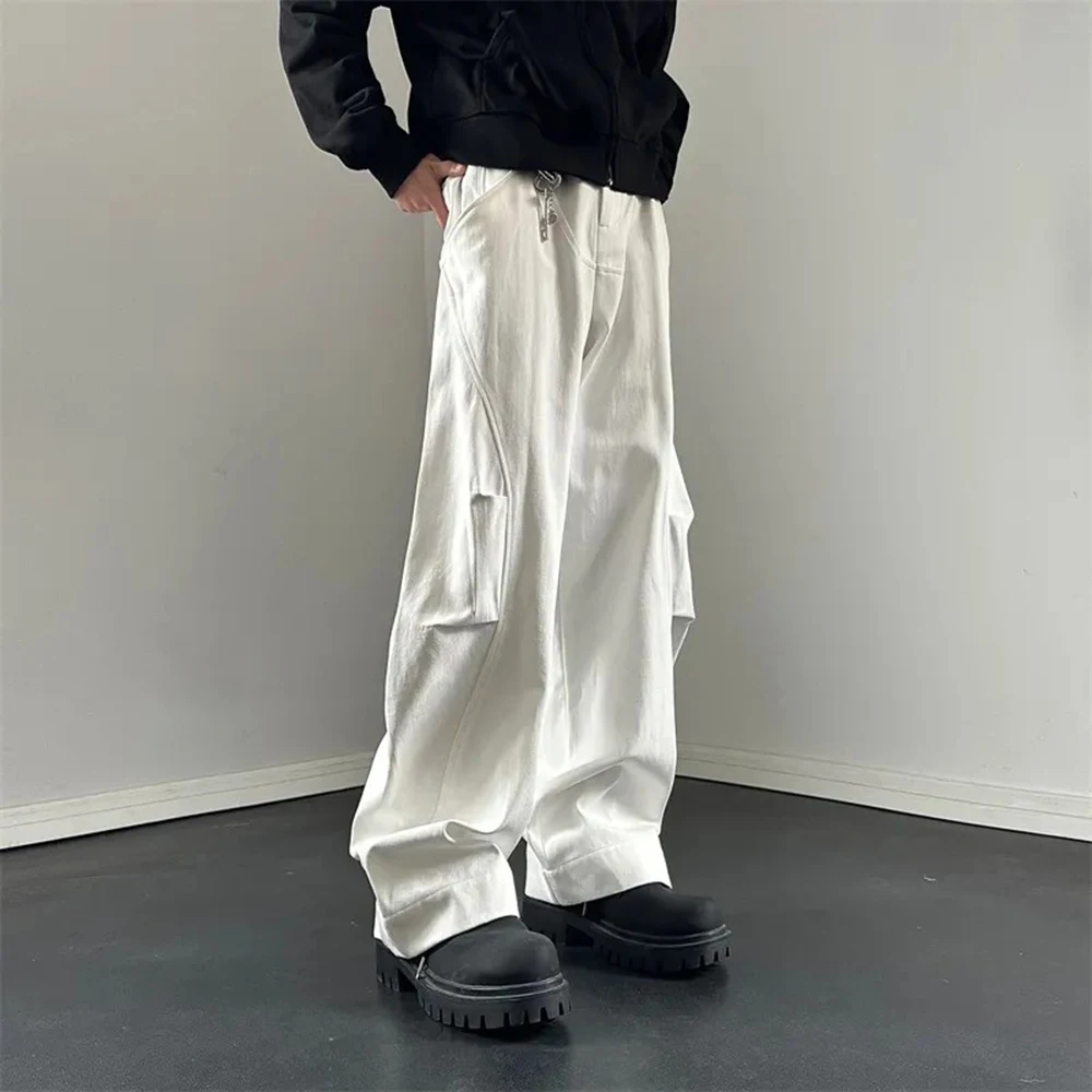 Mens Cargo Deconstructed Casual Jeans Spring Fashion Daily Outdoor Versatile Plain Youth Trendy Trousers Men'S Clothing 2026 New
Mens Cargo Deconstructed Casual Jeans Spring Fashion Daily Outdoor Versatile Plain Youth Trendy Trousers Men'S Clothing 2026 New