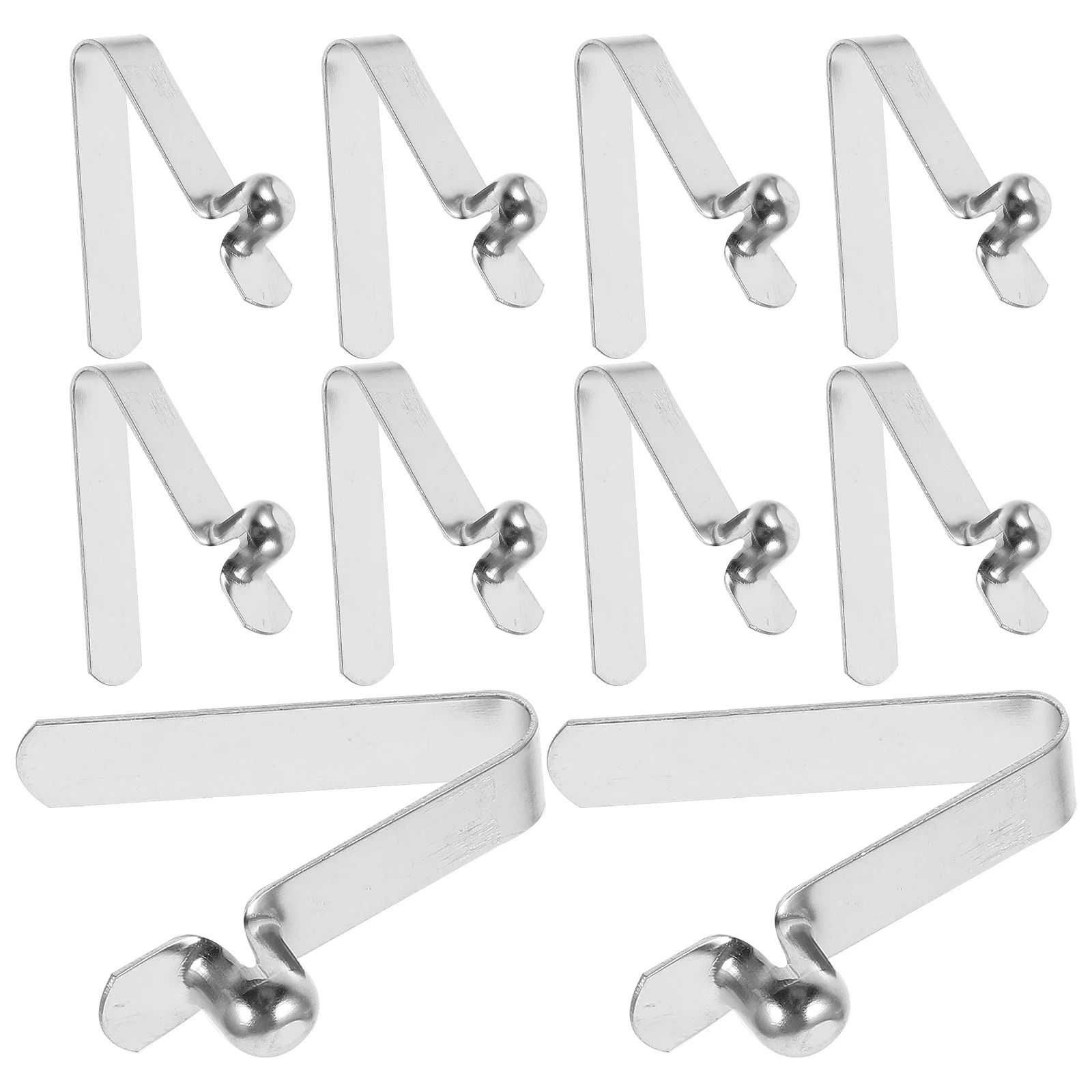 10 Pcs V-shaped Spring Clips Buckle Push Pins Buttons for Umbrella Snap Clips Tent Pole Kayak Paddle Fishing Poles Durable Steel
10 Pcs V-shaped Spring Clips Buckle Push Pins Buttons for Umbrella Snap Clips Tent Pole Kayak Paddle Fishing Poles Durable Steel