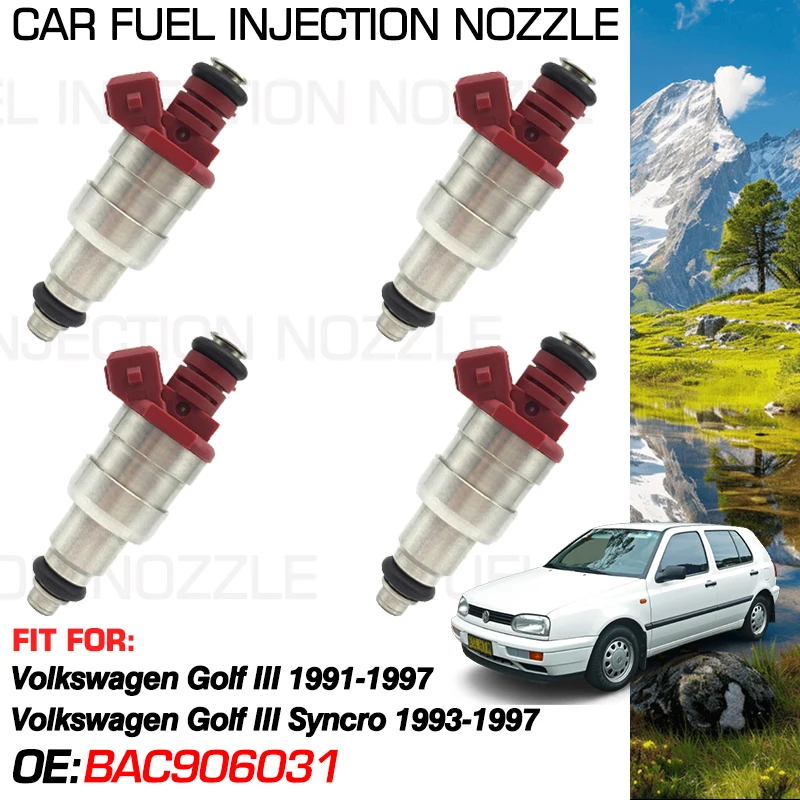 Car Fuel Injectors Nozzle Injection for Volkswagen VW Golf III MK3 1991-1997 Volkswagen VW Golf III Syncro 1993-1997 BAC906031
Car Fuel Injectors Nozzle Injection for Volkswagen VW Golf III MK3 1991-1997 Volkswagen VW Golf III Syncro 1993-1997 BAC906031
