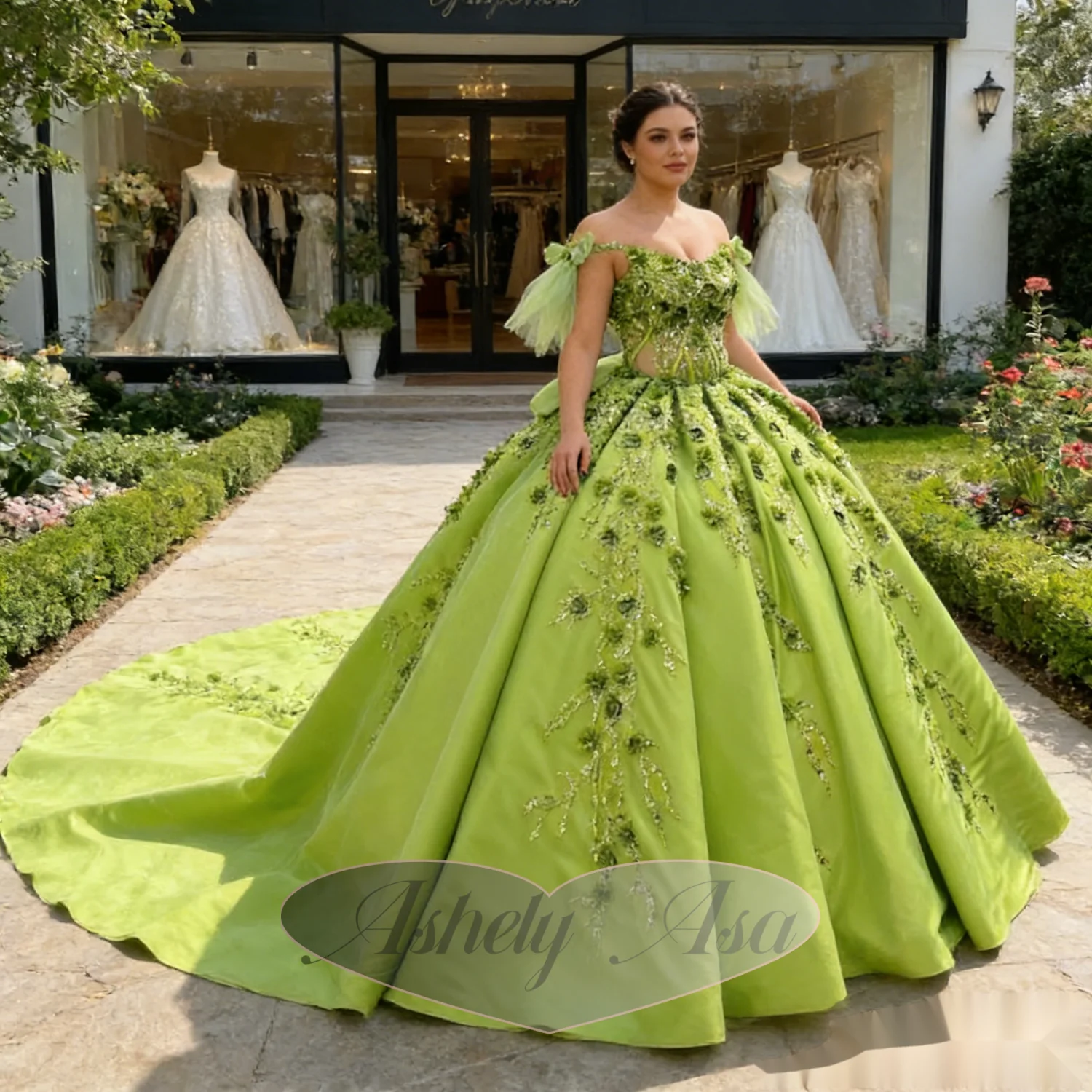 Customized Luxury Mexican Sweet 15 16 Girl Quinceanera Dresses Ballgown 3D Floral Applique Sweep Train Women Party Prom Dress
Customized Luxury Mexican Sweet 15 16 Girl Quinceanera Dresses Ballgown 3D Floral Applique Sweep Train Women Party Prom Dress