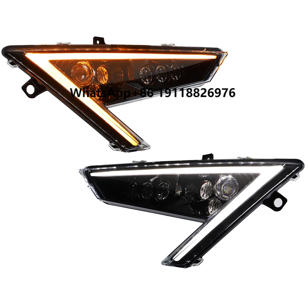 For 2020-2021 Polaris RZR PRO XP 4 LED Headlight White DRL Amber Turn Signal Projector Headlamp
For 2020-2021 Polaris RZR PRO XP 4 LED Headlight White DRL Amber Turn Signal Projector Headlamp
