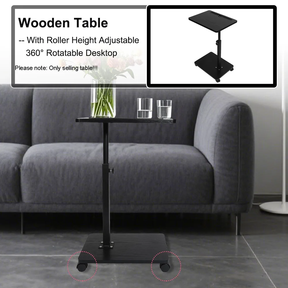Family Wooden Table With Roller Movable With Groove For Ipad 360 Rotatable Desktop Height Adjustable Household Desk Beside Couch
Family Wooden Table With Roller Movable With Groove For Ipad 360 Rotatable Desktop Height Adjustable Household Desk Beside Couch