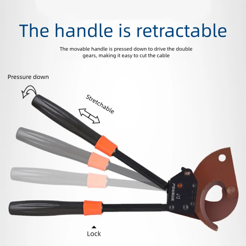Xlj D 500 Ratchet Cable Cutting Hydraulic Pliers Wire Cutters Steel Strand Cutter Copper/Aluminum Cable Electrical Cable Cutters
Xlj D 500 Ratchet Cable Cutting Hydraulic Pliers Wire Cutters Steel Strand Cutter Copper/Aluminum Cable Electrical Cable Cutters