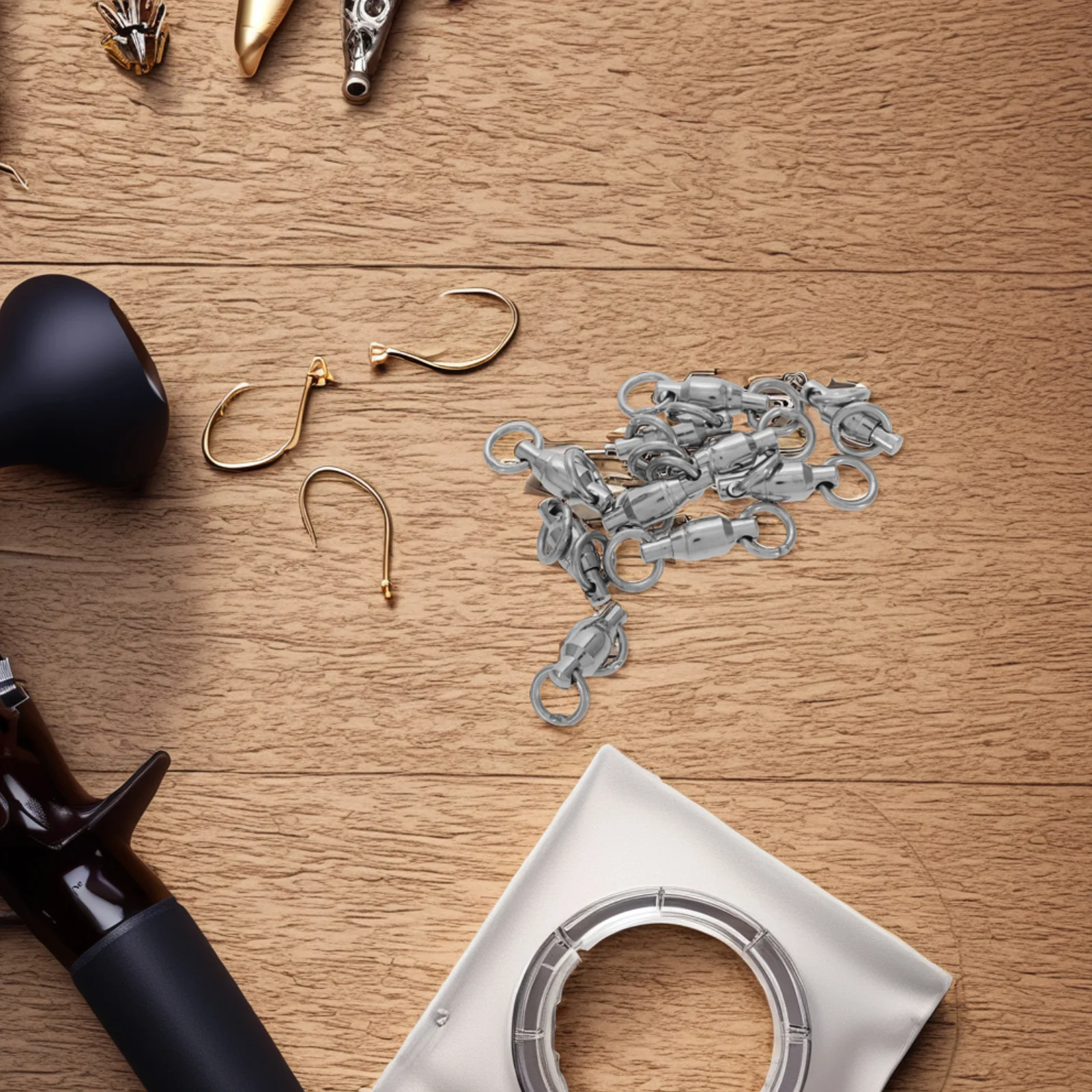 10pcs Stainless Steel Fishing Swivels Ball Bearing Barrel Swivel For Saltwater Freshwater Fishing Tackle Connectors Angling
10pcs Stainless Steel Fishing Swivels Ball Bearing Barrel Swivel For Saltwater Freshwater Fishing Tackle Connectors Angling