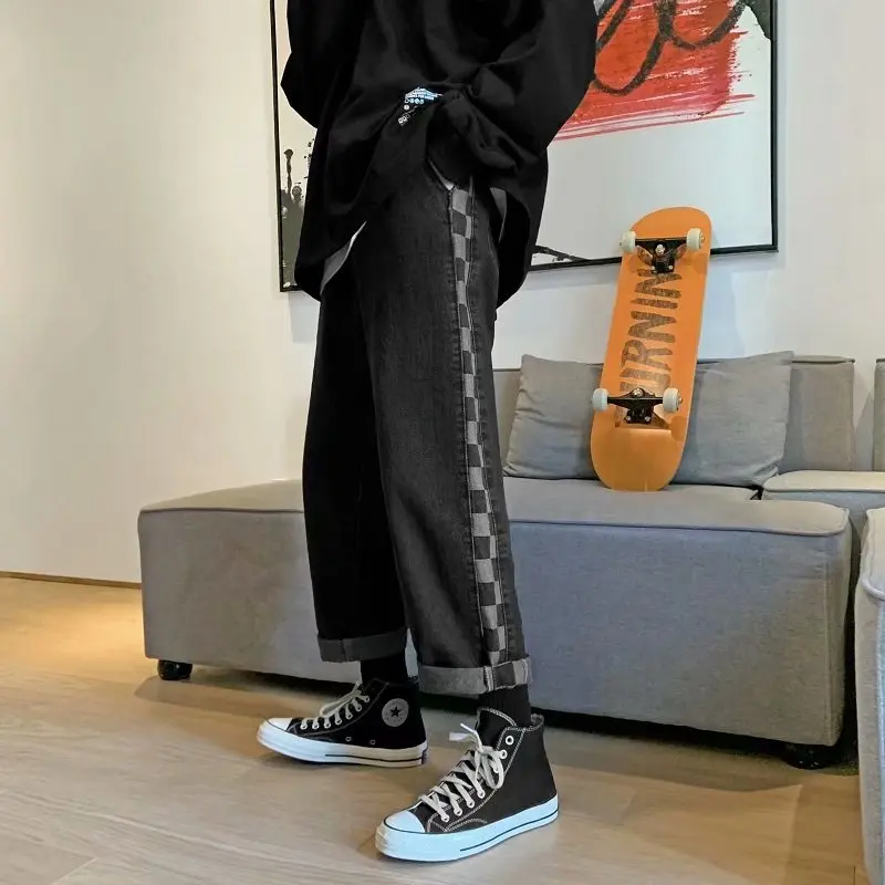 New Autumn Jeans Men Patchwork Denim Trousers Male Oversize Loose Casual Wide-leg Pants Streetwear Harajuku Clothing L43
New Autumn Jeans Men Patchwork Denim Trousers Male Oversize Loose Casual Wide-leg Pants Streetwear Harajuku Clothing L43