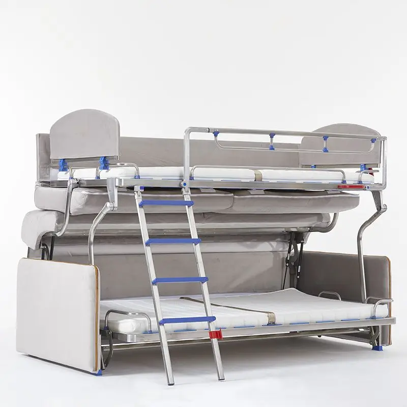 Stainless steel frame sofa bed, dual-purpose folding multi-functional upper and lower beds
Stainless steel frame sofa bed, dual-purpose folding multi-functional upper and lower beds