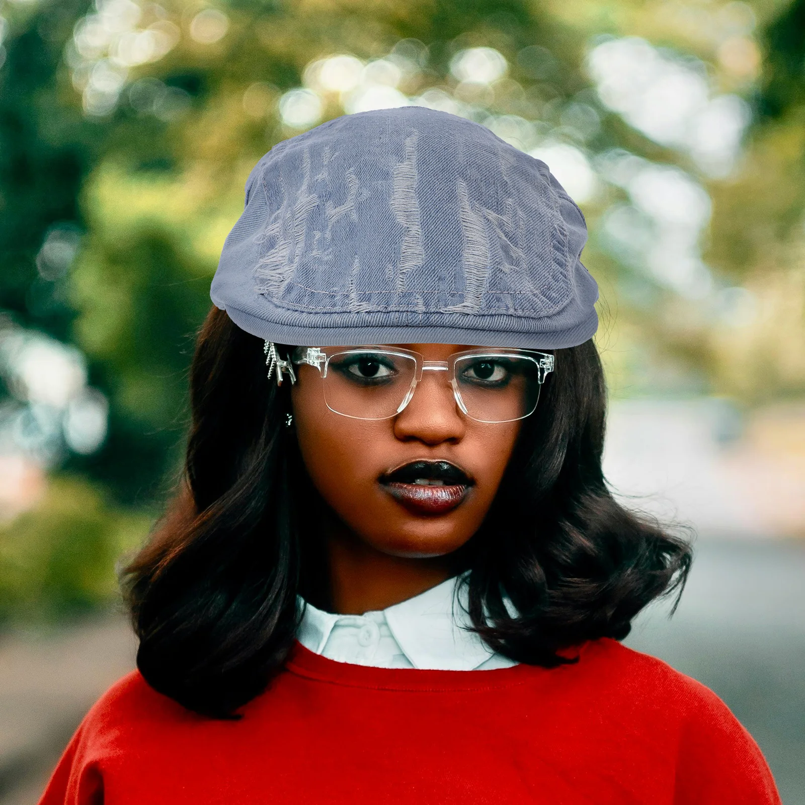 Hole Cap Men Women Newsboy Denim Hats Sky Blue Breathable Materials Summer Funny Golf Hats Travel Outfits
Hole Cap Men Women Newsboy Denim Hats Sky Blue Breathable Materials Summer Funny Golf Hats Travel Outfits