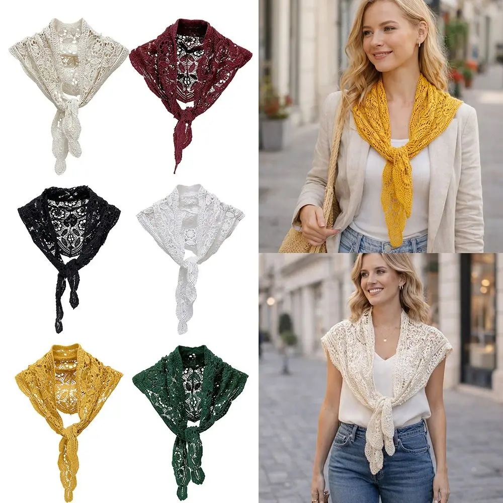 Fashion Cotton Triangle Scarf Lightweight Hollow Out Beach Bandana Breathable Knitted Scarf Summer Spring
Fashion Cotton Triangle Scarf Lightweight Hollow Out Beach Bandana Breathable Knitted Scarf Summer Spring