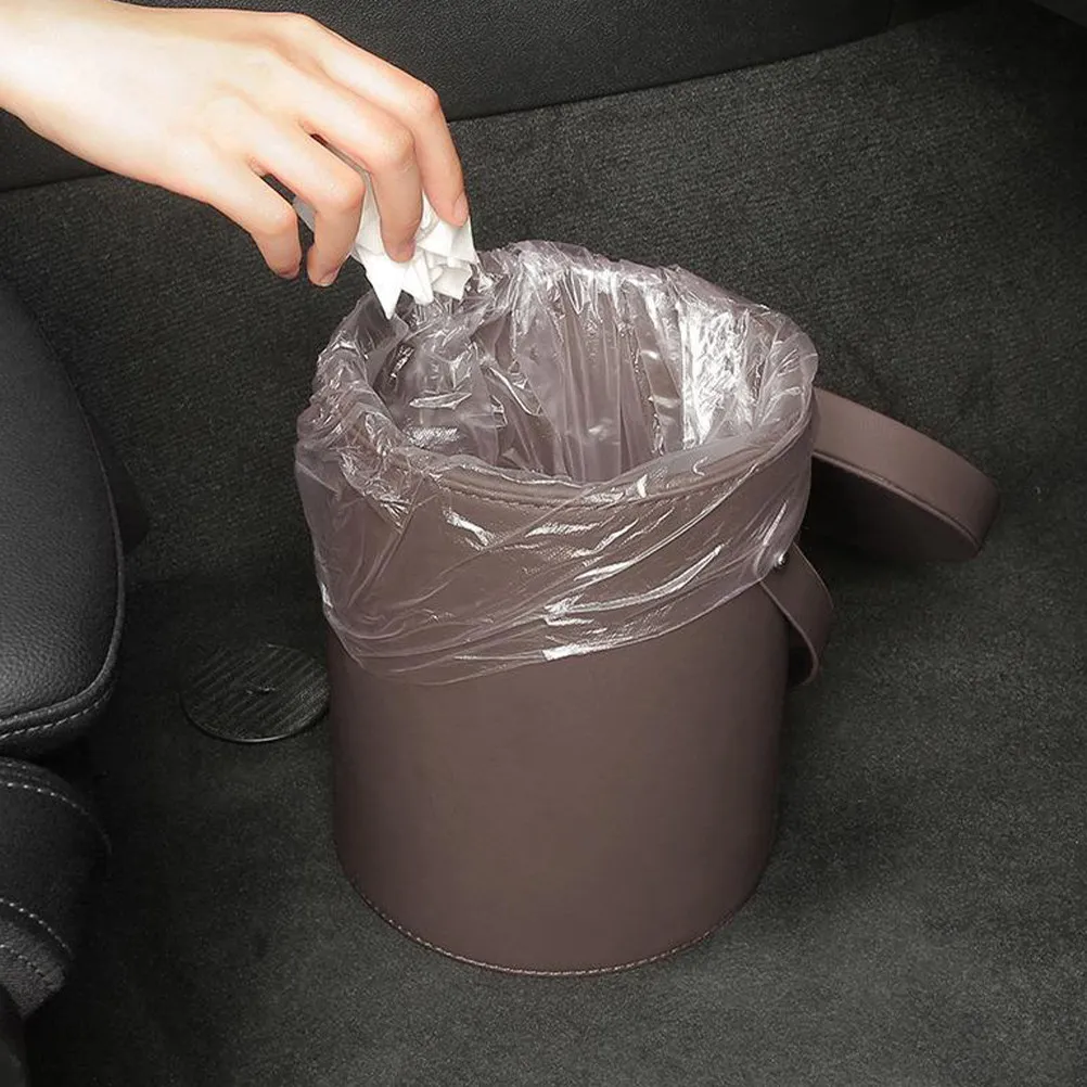 PU Car Trash Can Lid Portable Durable Odor Containment Large Capacity Versatile Use Vehicle Garbage Bin Waste Disposal Mini
PU Car Trash Can Lid Portable Durable Odor Containment Large Capacity Versatile Use Vehicle Garbage Bin Waste Disposal Mini