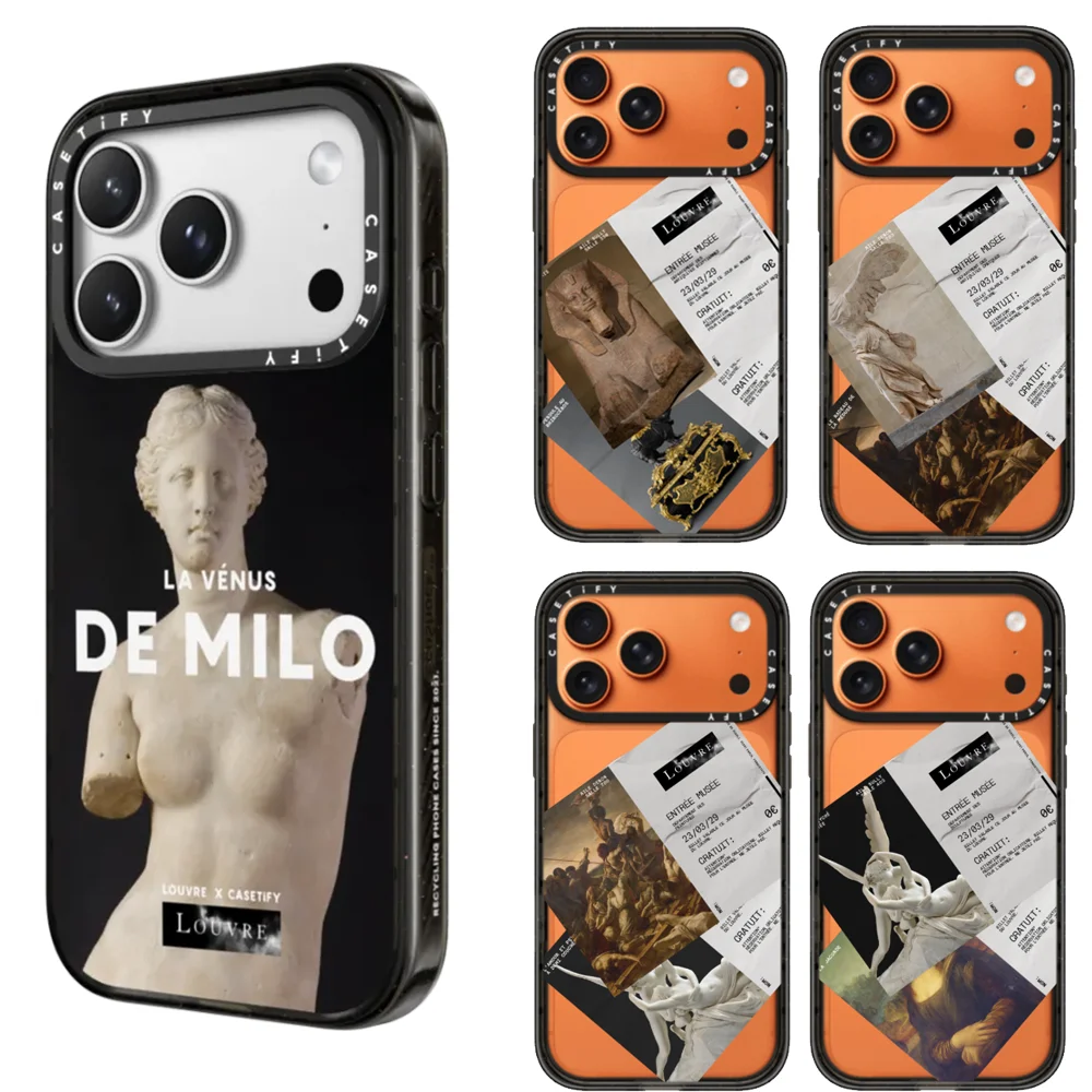 CASETiFY Louvre Art Series Magnetic Drop-proof Phone Case for iPhone 13 14 16 17 Pro Max Air 15 Plus Protect Cover
CASETiFY Louvre Art Series Magnetic Drop-proof Phone Case for iPhone 13 14 16 17 Pro Max Air 15 Plus Protect Cover