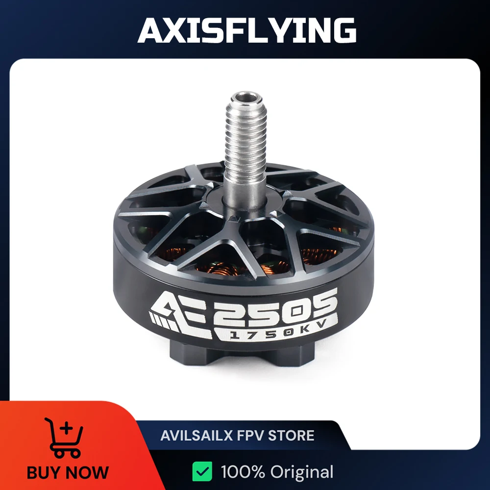 Бесщеточный двигатель Axisflying AE2505 1750KV/2050KV — высокая производительность для FPV дронов и аксессуаров для фристайла
Бесщеточный двигатель Axisflying AE2505 1750KV/2050KV — высокая производительность для FPV дронов и аксессуаров для фристайла