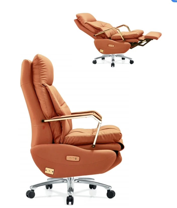 2024 new luxury factory price comfortable grey Pu leather big boss ergonomic recliner with footrest
2024 new luxury factory price comfortable grey Pu leather big boss ergonomic recliner with footrest